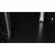Шкаф 19" телекоммуникационный настенный, 9U 501x600х600 мм, дверь стекло, черный